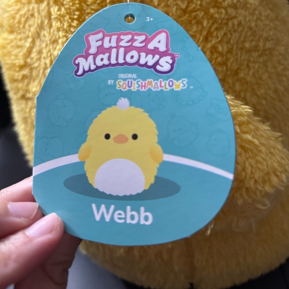 🪐 Webb the Yellow Duck Fuzzamallow Squishmallow 12” - Picture 4 of 6